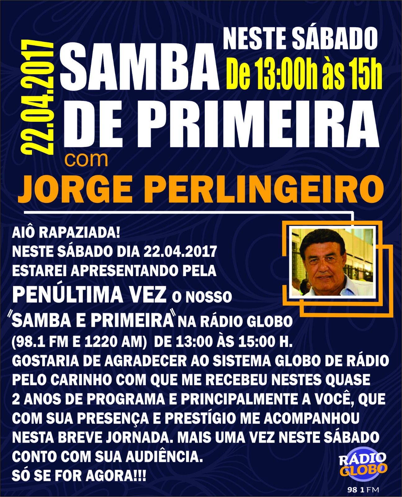 Jorge Perlingeiro. Foto: Reprodução