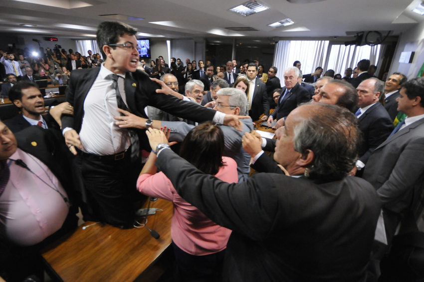 Comissão de Assuntos Econômicos (CAE) em audiência pública sobre a Reforma Trabalhista Foto: Alessandro Dantas