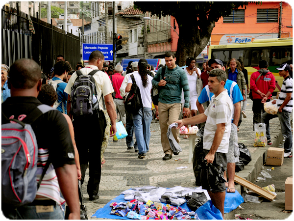Ambulantes na Central do Brasil. Foto: Internet