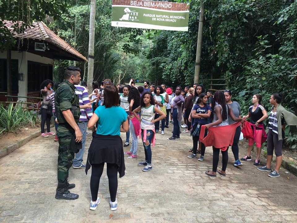 Visita de turma em Parque Ecológico. Foto: Divulgação