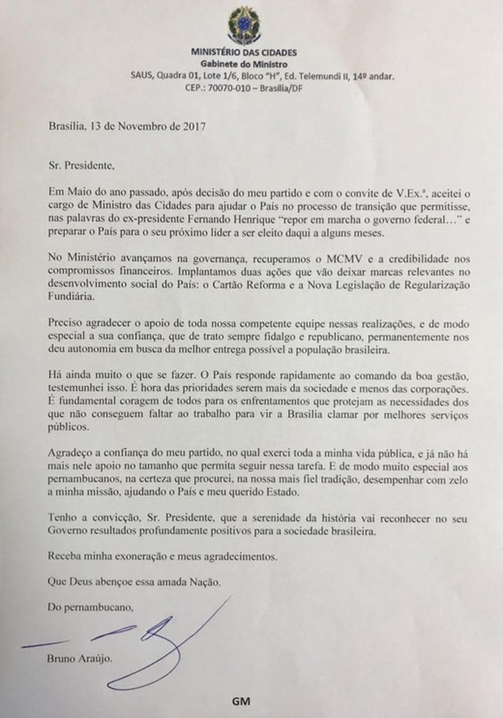 Comunicado. Foto: Reprodução