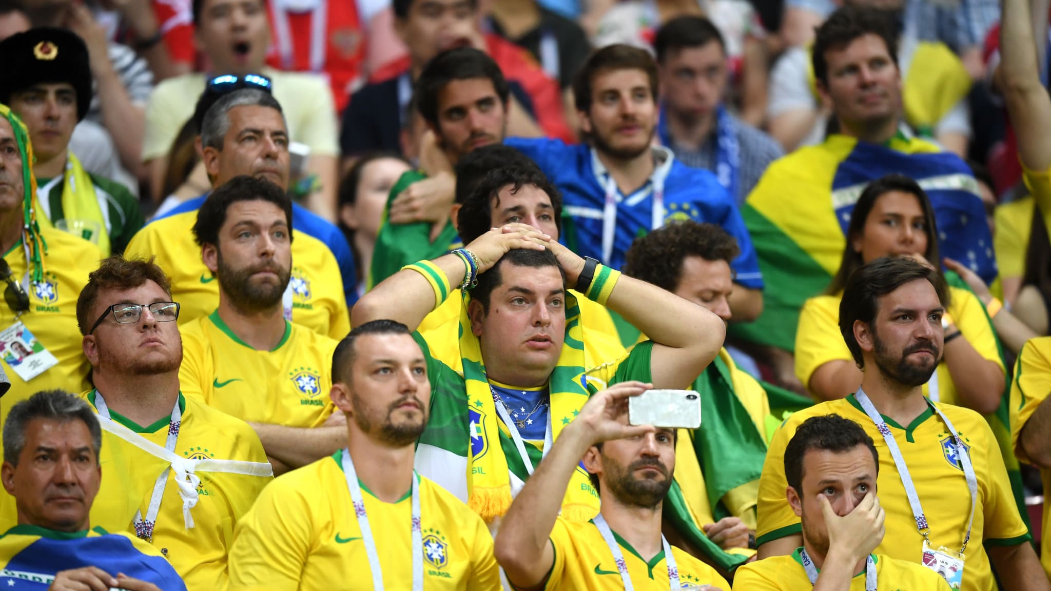 Brasil perde para a Bélgica e é eliminado da Copa da Rússia. Foto: Fifa