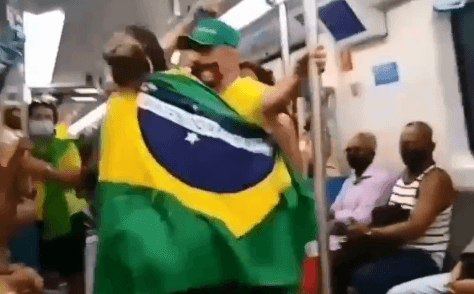 Vídeo: discussão por máscara acaba em briga no Metrô do Rio