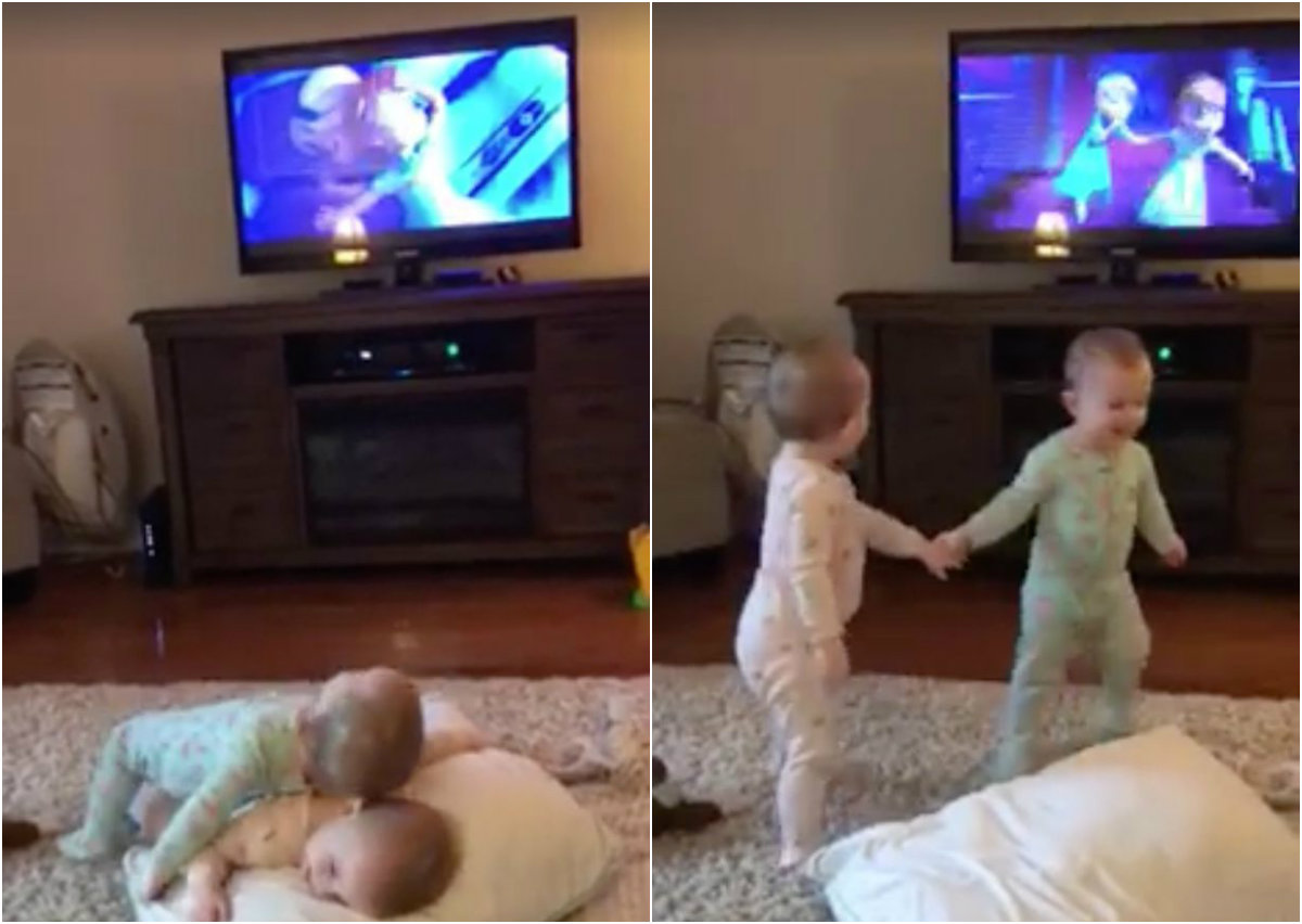 Vídeo viral: bebês recriam cena de 'Frozen'