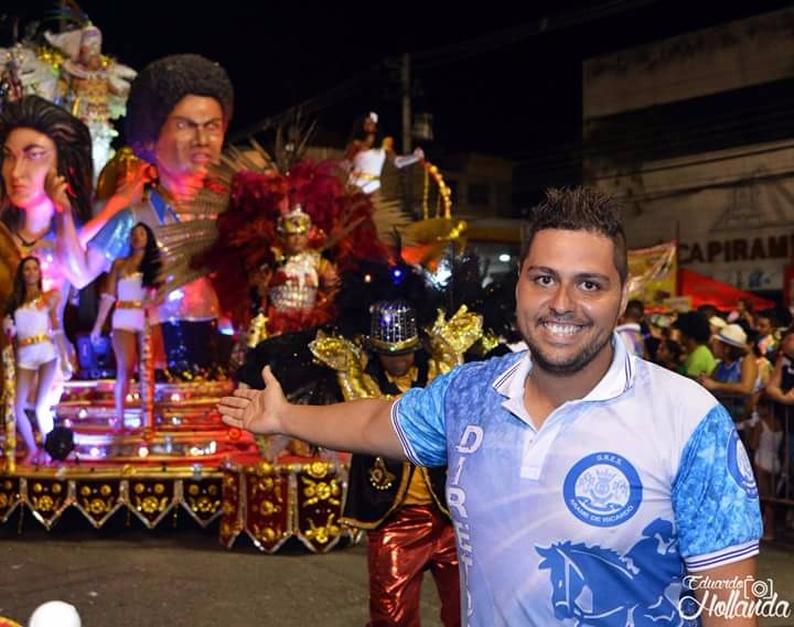 Carnavalesco Ney Junior se despede do Arame de Ricardo de Albuquerque