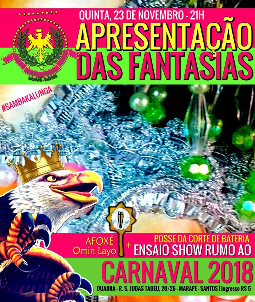 União Imperial apresenta fantasias para o Carnaval 2018