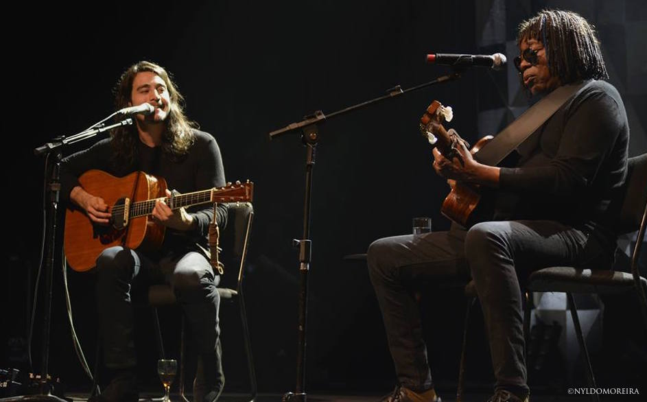 O encontro de Milton Nascimento e Tiago Iorc