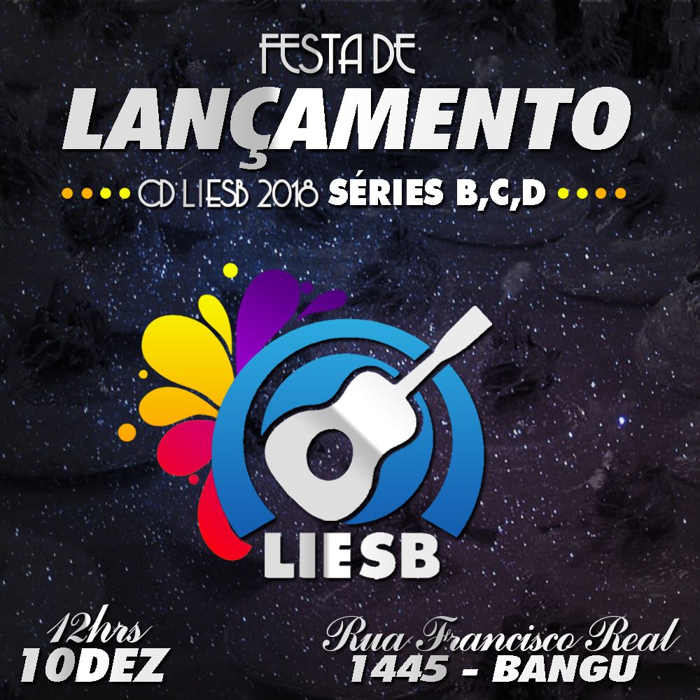 LIESB lança CD das Séries B, C e D no dia 10 de dezembro