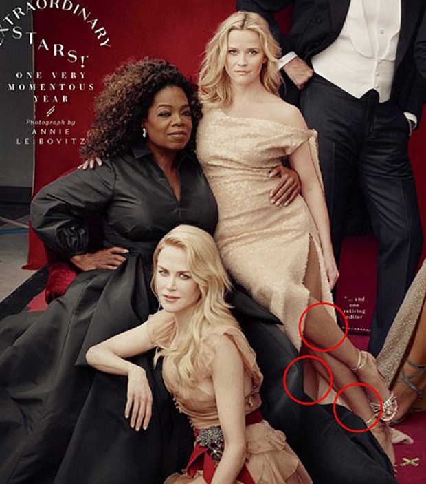 Oprah Winfrey e Reese Witherspoon aparecem com um membro a mais em revista