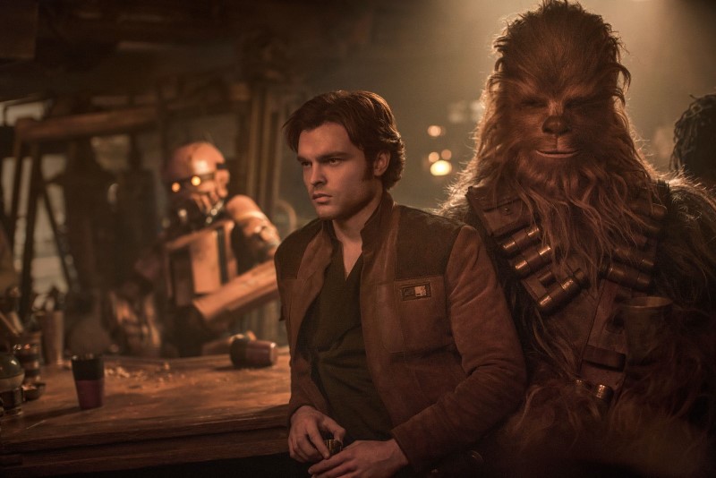 ‘Han Solo: Uma História Star Wars’ estreia em primeiro lugar nos EUA