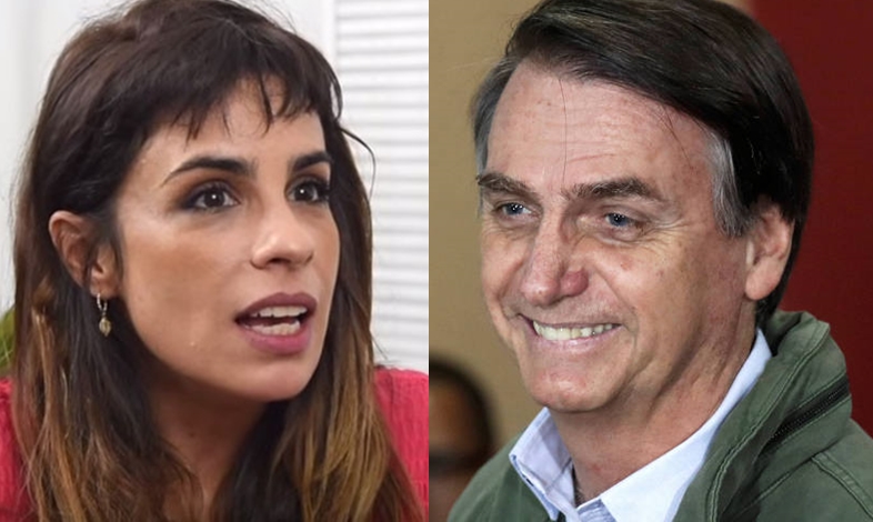 Atriz Maria Ribeiro ‘agradece’ Bolsonaro: ‘Você nos juntou’