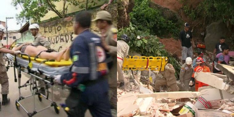 Deslizamento no Rio: três mortos e vítimas soterradas em Niterói