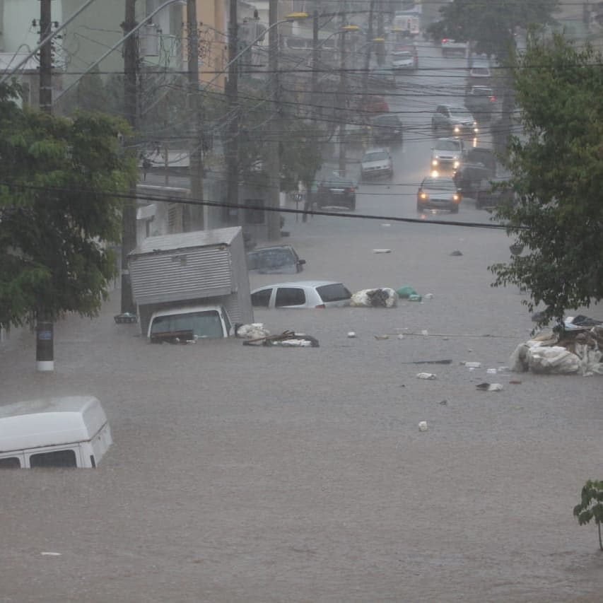 Chuva causa estrago em cidades do Grande ABC; veja as fotos