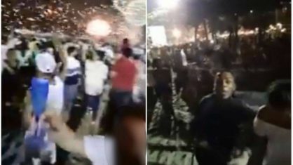 Vítima filma o próprio assalto durante o réveillon em Copacabana