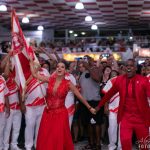 Festa marca retorno de Sidclei e Marcella como primeiro casal de mestre-sala e porta-bandeira do Salgueiro. Foto: Alex Nunes