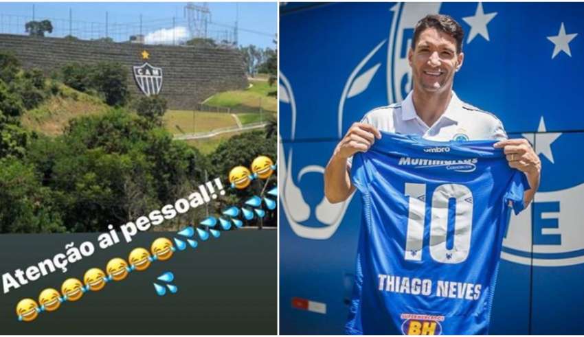 Thiago Neves faz piada com referência a Brumadinho e gera revolta nas redes sociais