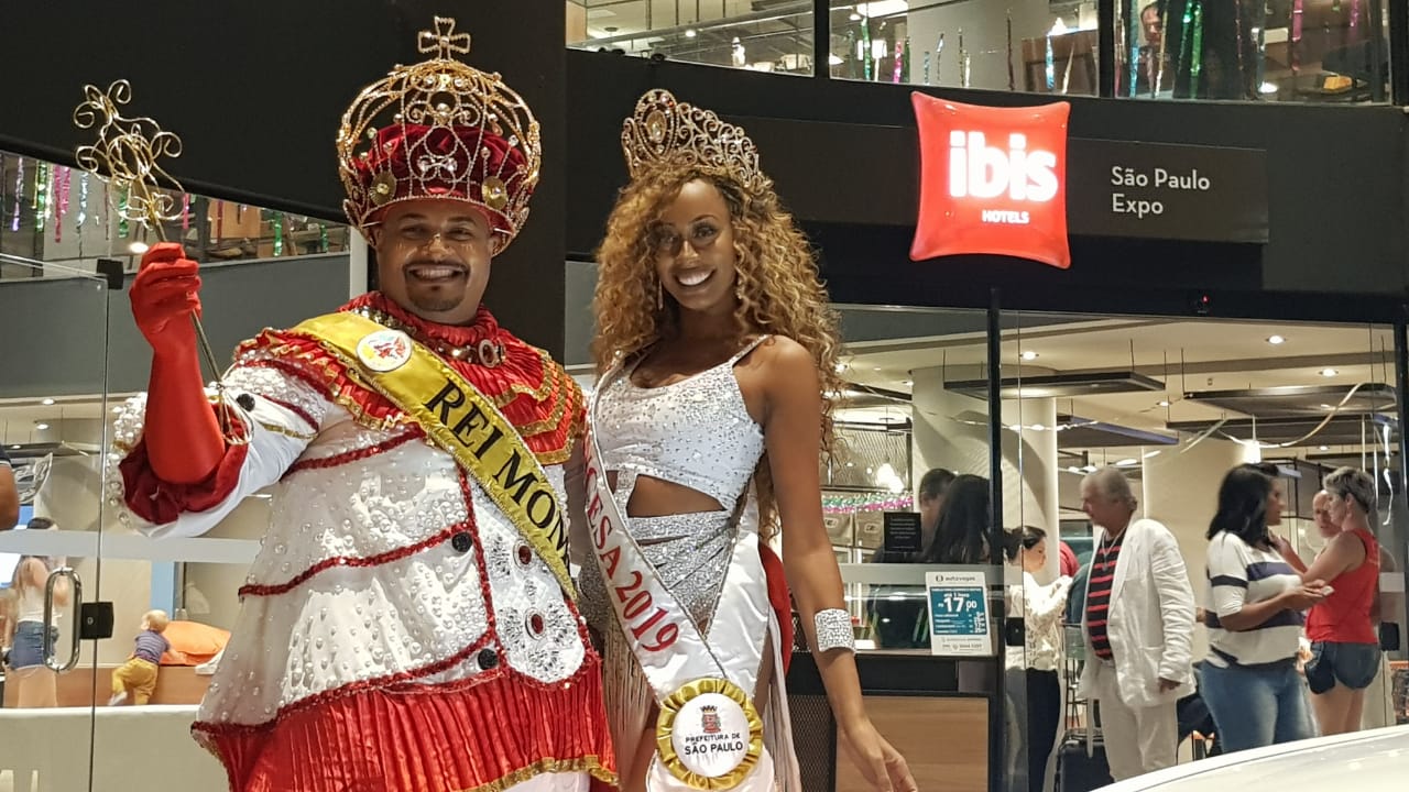 Hotel Ibis São Paulo Expo recebe a Corte do Carnaval de São Paulo 2019