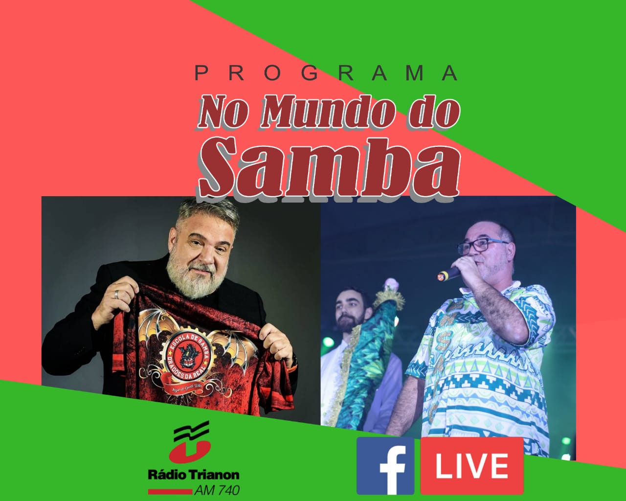 Mauro Quintaes e Jorge Freitas são os convidados do 'Programa No Mundo do Samba'