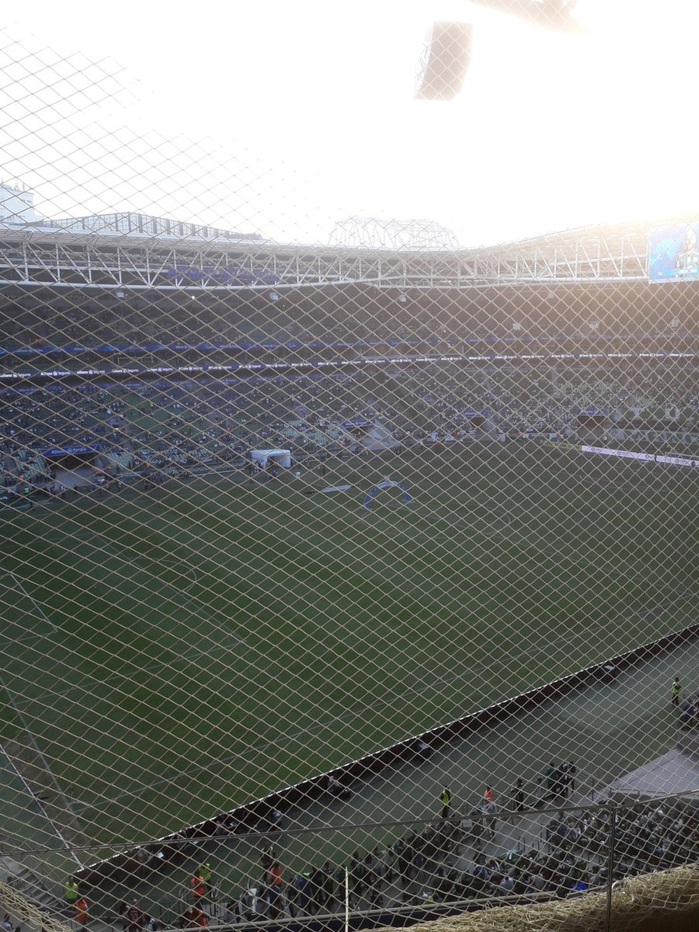 Procon convoca Palmeiras e quer tirar rede do setor de visitantes do Allianz Parque