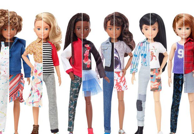 Fabricante da 'Barbie' lança linha de personagens sem gênero definido