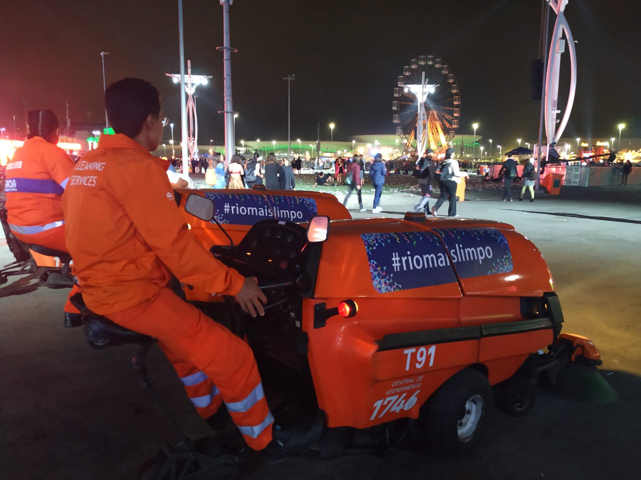 Rock in Rio: Comlurb fecha limpeza com 374 toneladas de resíduos coletados