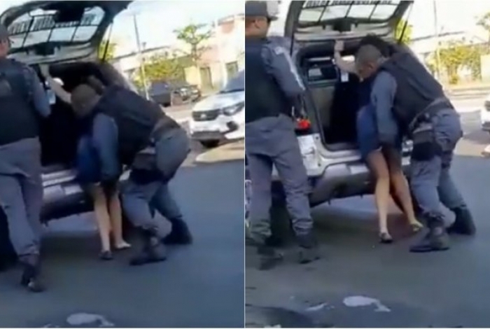 Vídeo: policial toca em partes íntimas de mulher durante abordagem