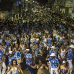 Primeiro ensaio de rua de 2020 da Beija-Flor. Foto: Eduardo Hollanda/Divulgação