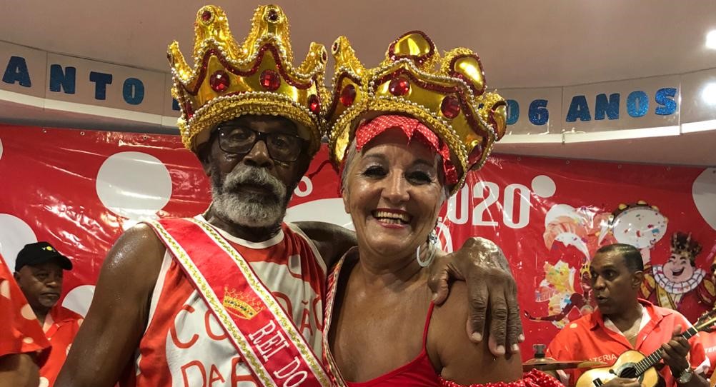 Cordão da Bola Branca elege Rei e Rainha da terceira idade do Carnaval 2020