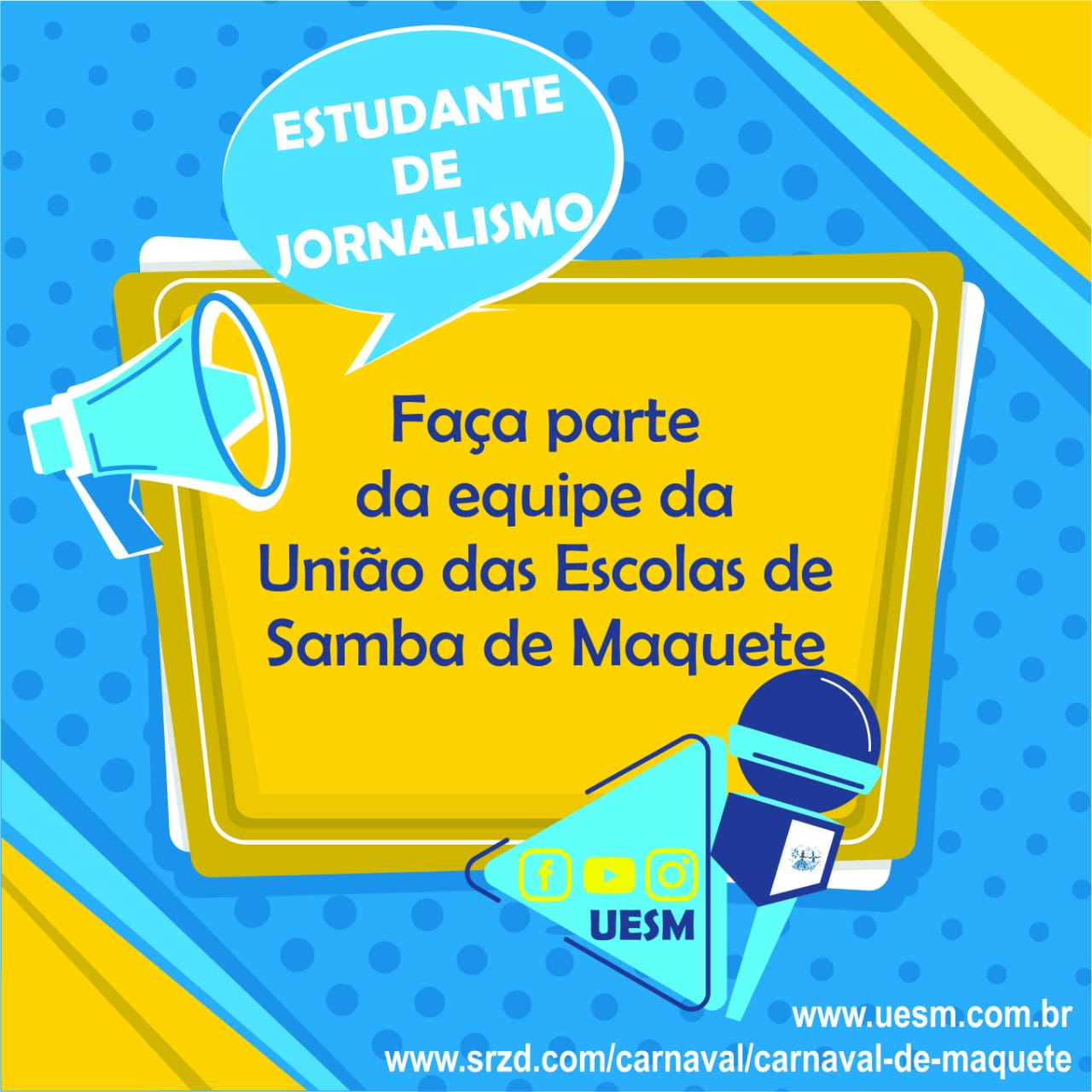 Equipe de Mídia tem nova formação e novidades