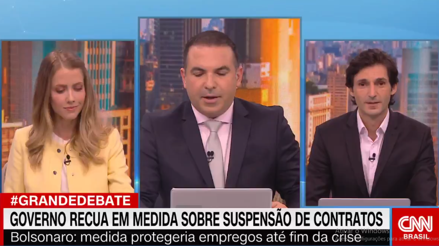 CNN Brasil faz mudanças em ‘O Grande Debate’ após saída de Gabriela Prioli do programa