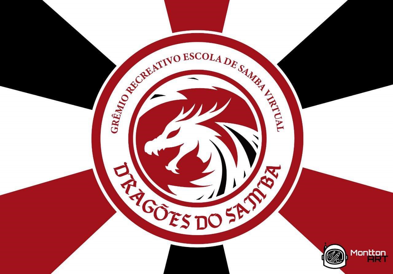 Dragões do Samba tinge a passarela virtual de Vermelho em sua estreia no Carnaval Virtual 2020