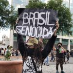 Manifestação no Rio contra Bolsonaro. Foto: Eliane Pinheiro