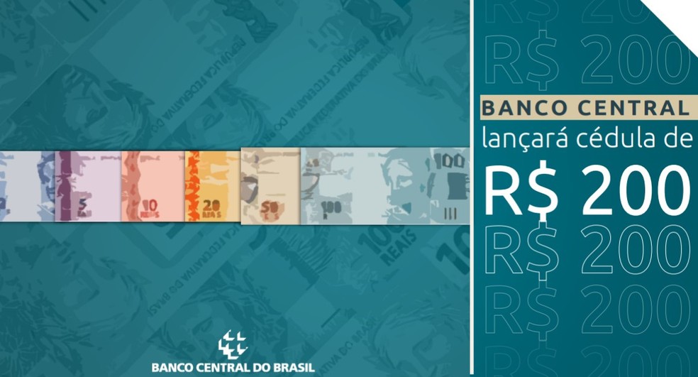 Banco Central anuncia lançamento da cédula de R$ 200