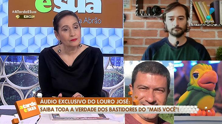 Sônia Abrão divulga áudio de Tom Veiga um dia após sua morte e recebe críticas na internet