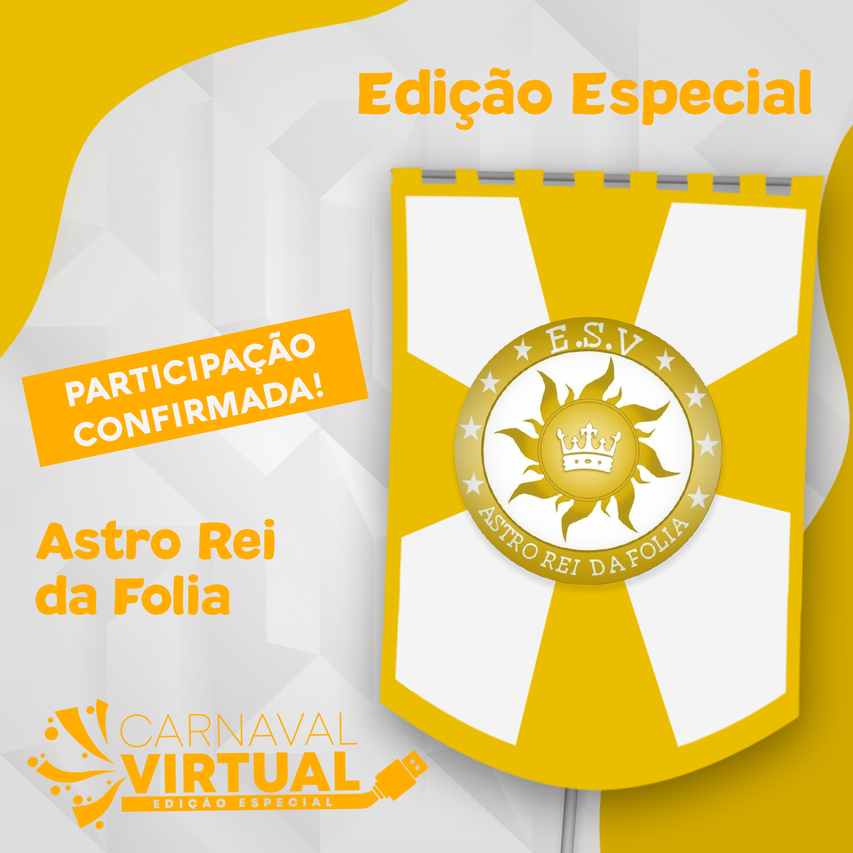 Astro Rei da Folia conta a história da dança na Edição Especial do Carnaval Virtual
