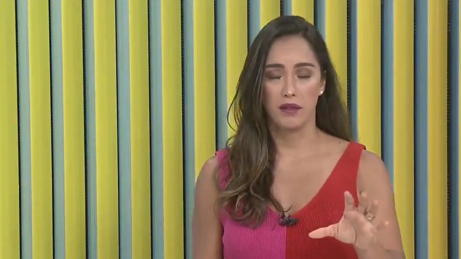 Apresentadora da Globo passa mal e quase desmaia ao vivo em telejornal; assista