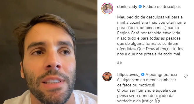 Marido de Ivete se retrata após dizer que cozinheira tinha contaminado sua família: ‘Não posso afirmar’