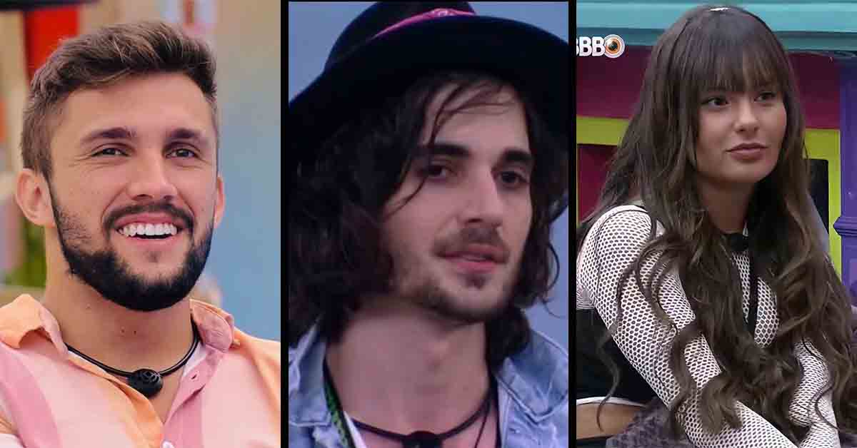 Quem deve deixar o ‘BBB 21’: Arthur, Fiuk ou Thaís?