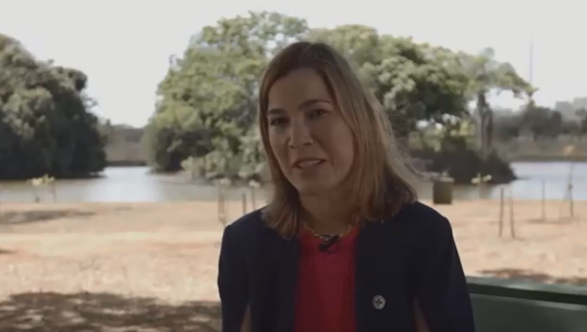 Mayra Pinheiro é a depoente desta terça-feira na CPI da Covid