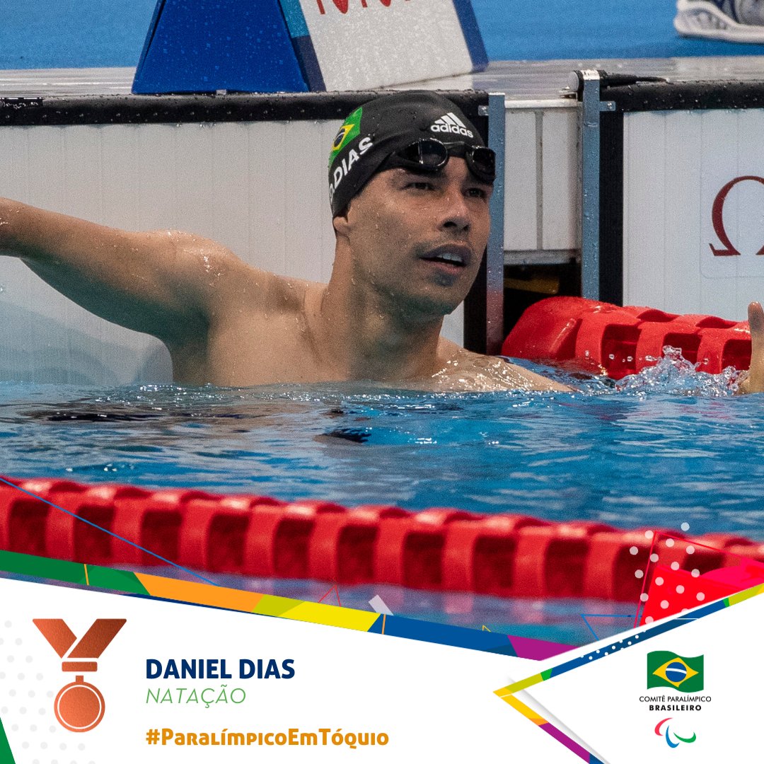 Daniel Dias levará bandeira do Brasil no encerramento da Paralimpíada