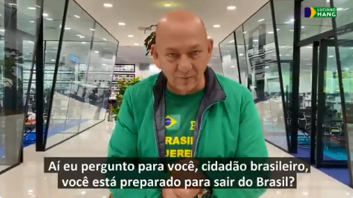 Curtinhas: Luciano Hang: ‘Você está pronto para sair do Brasil?’