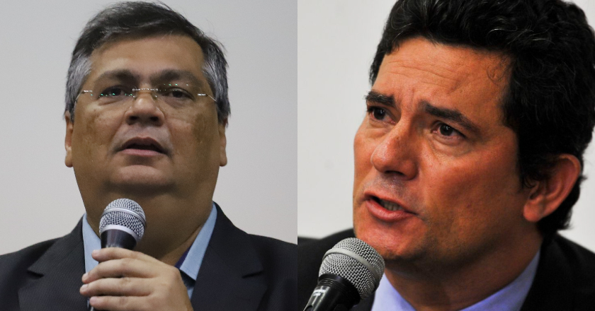 Moro abraça Dino em sabatina no STF e gesto agita situação e oposição