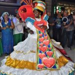 Unidos da Barra da Tijuca apresenta suas fantasias para o Carnaval 2022. Foto: Ângela Gastaldi