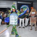 Unidos da Barra da Tijuca apresenta suas fantasias para o Carnaval 2022. Foto: Ângela Gastaldi