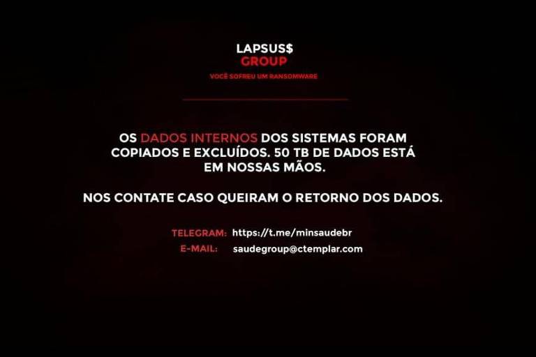 Hackers invadem sites do Ministério da Saúde; dados da vacinação somem