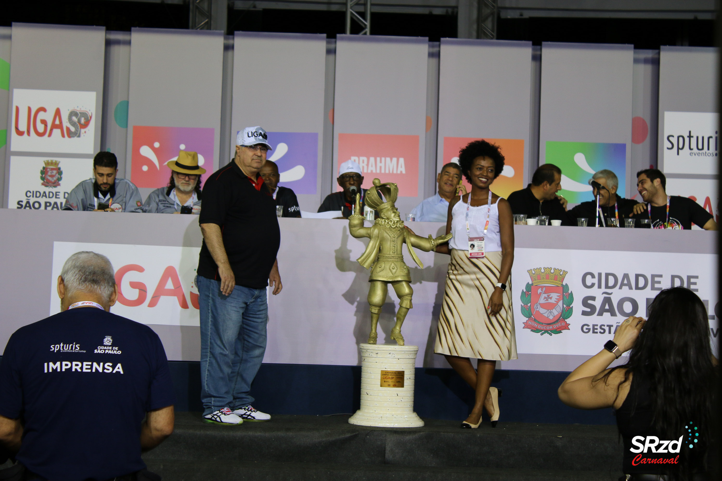 Apuração do Carnaval de São Paulo 2022. Foto: Kaique Zurk/SRzd