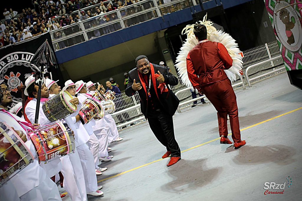 Fernando Negão no desfile 2022 da Barroca Zona Sul. Foto: Fausto D’Império/SRzd