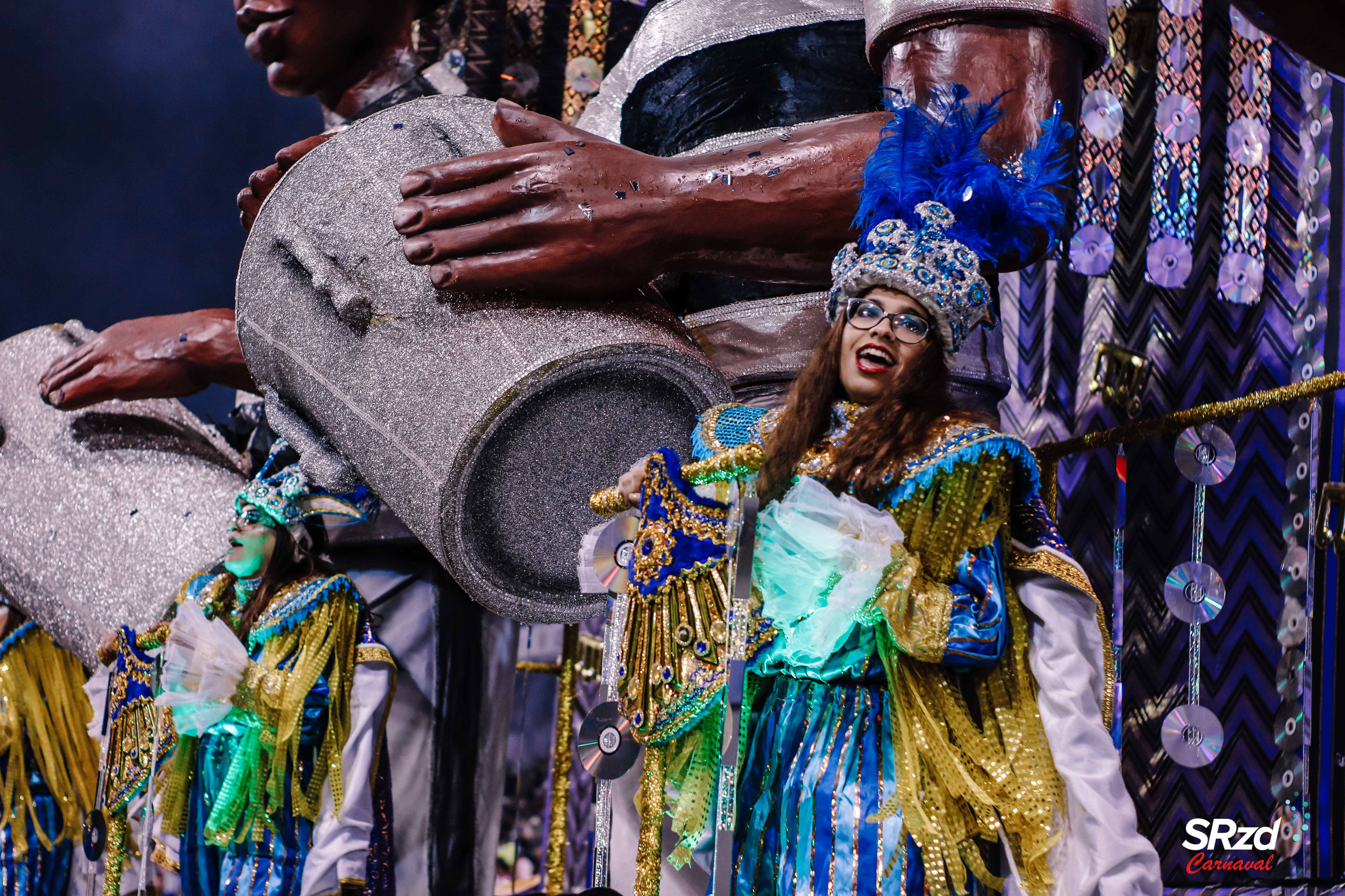 Desfile 2022 da Torcida Jovem. Foto: Bruno Giannelli/SRzd