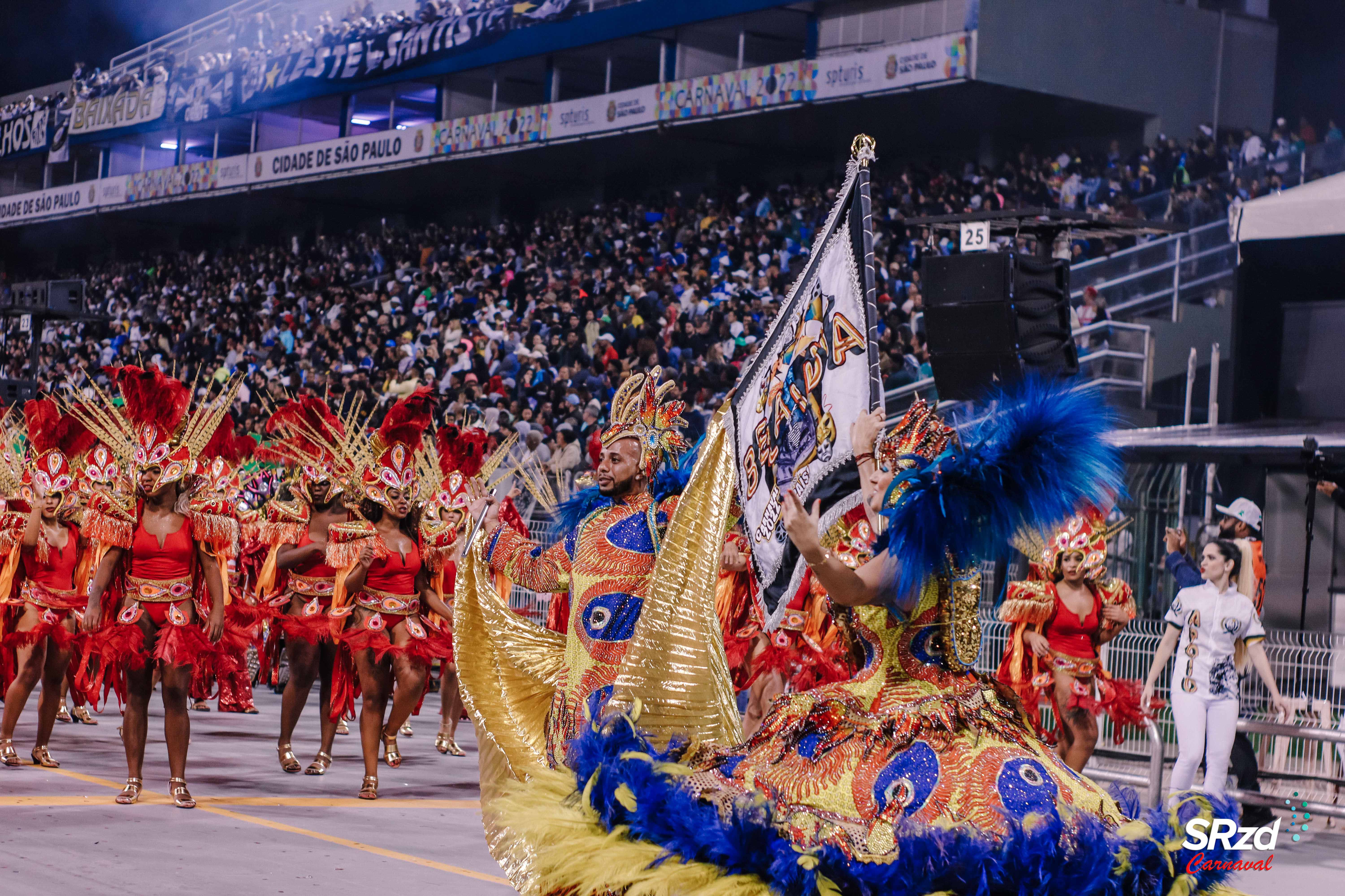 Desfile 2022 da Torcida Jovem. Foto: Bruno Giannelli/SRzd