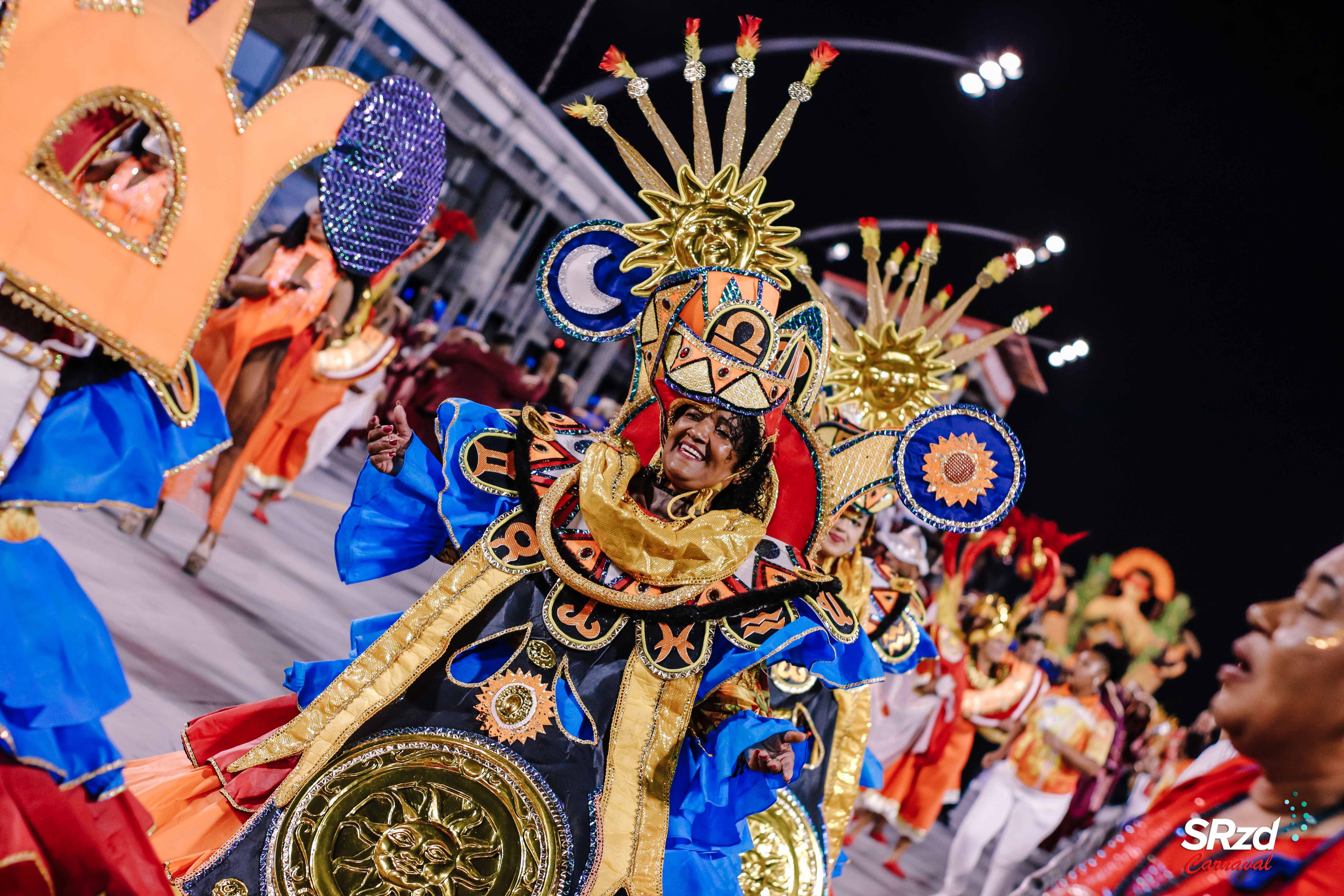 Desfile 2022 da Unidos de Santa Bárbara. Foto: Bruno Giannelli/SRzd